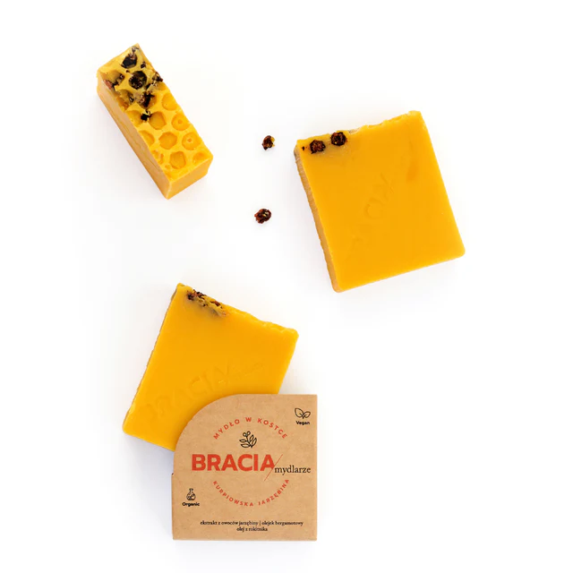 Mydło naturalne w kostce - JARZĘBINOWE