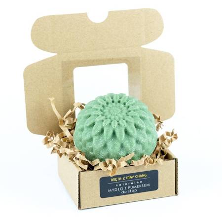 Mydło Z PUMEKSEM DO STÓP - Mięta z may chang, 120 g