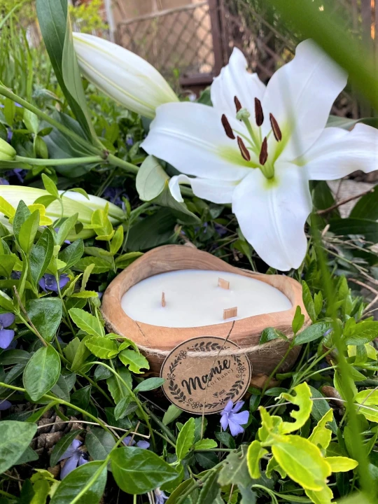 Sojowa Świeca Zapachowa w Drewnie DMIR14